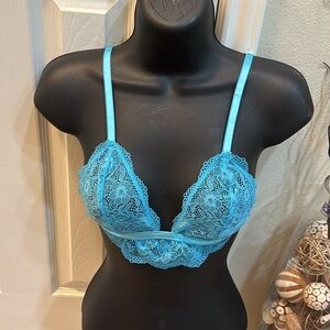 Free People Blue Lace Bralette